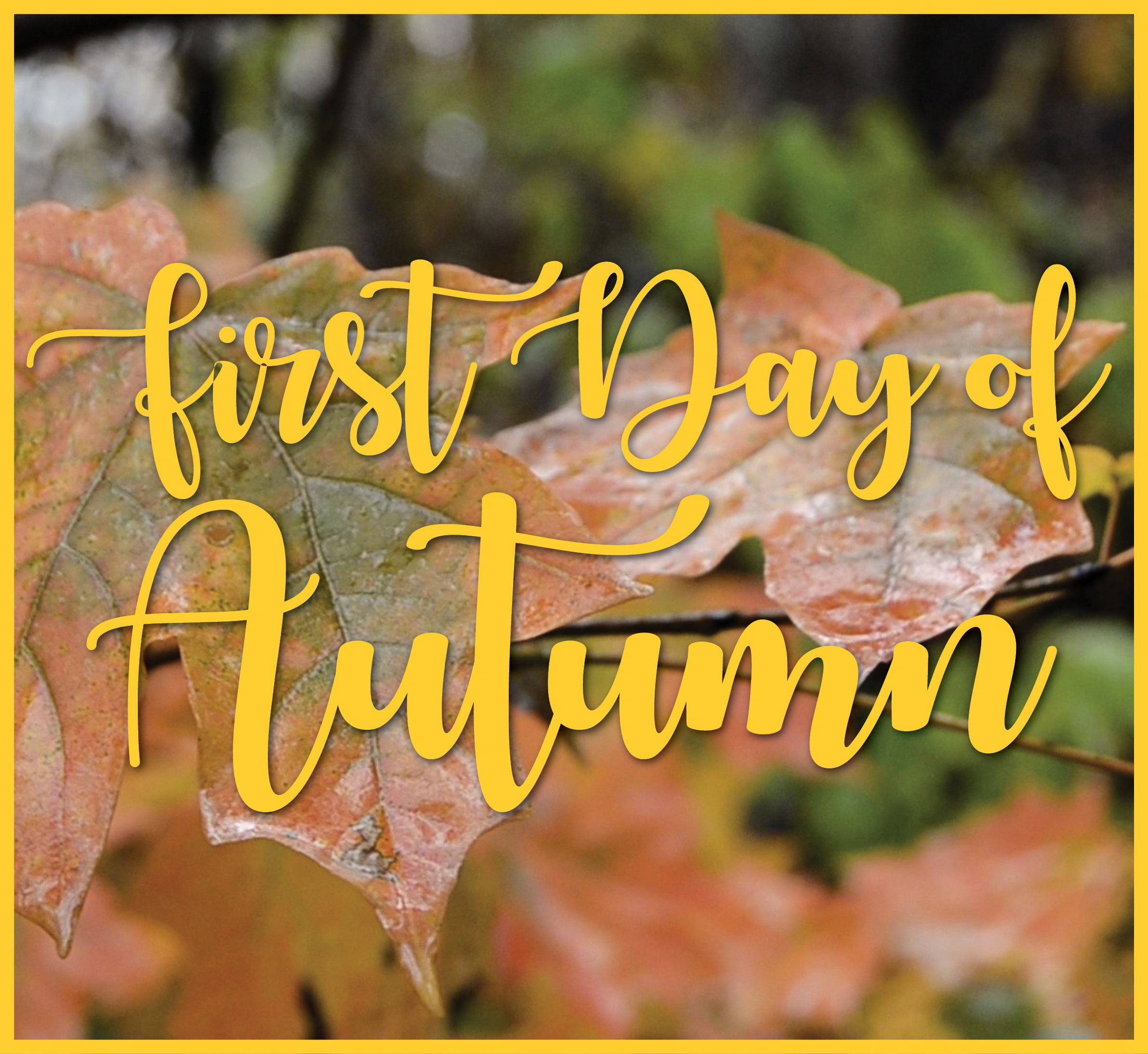 First Day of Autumn